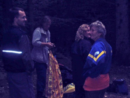 Anders, Lena, snitzlar, Jessika och Inga-Lill